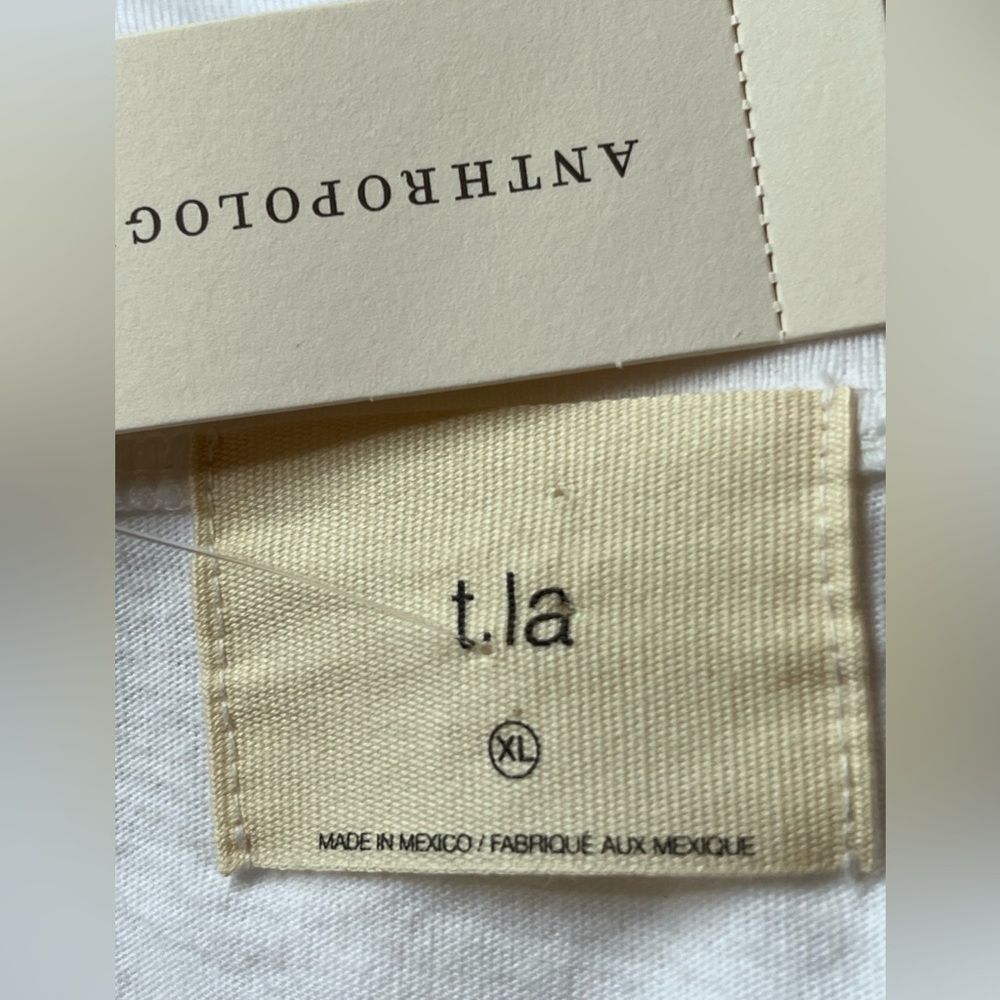 ANTHROPOLOGIE T La Crew Neck T-Shirt - Picture 6 of 8